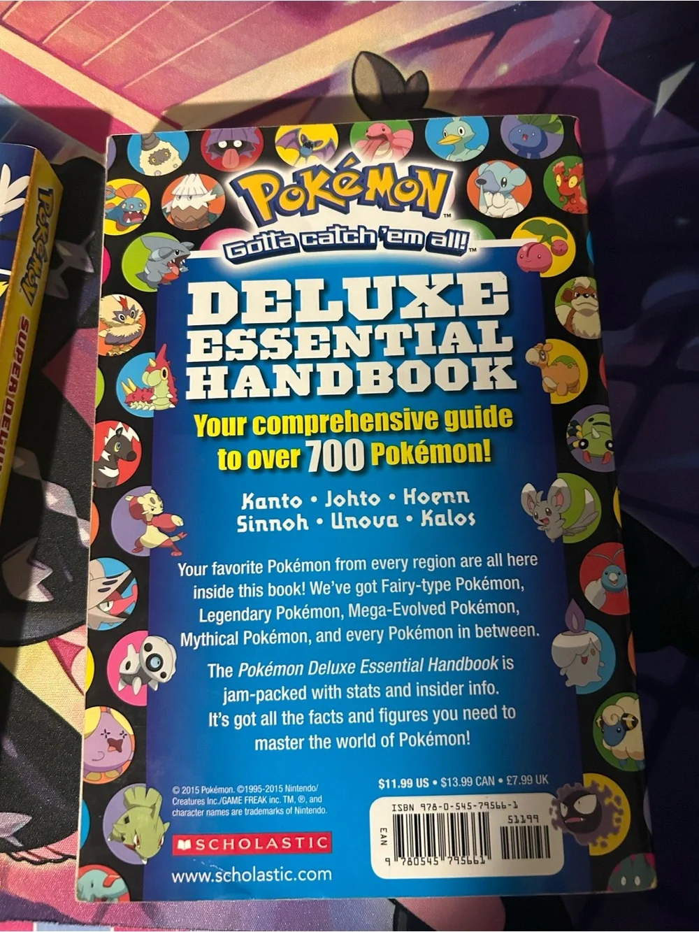 Scholastic Pokemon Deluxe Essential Handbooks & The Story Of Pokemon